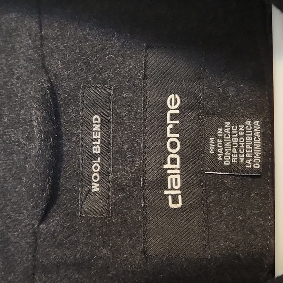 Men's black peacoat - Picture 4 of 6